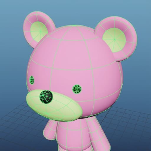 授業課題で制作した3DCGモデル
